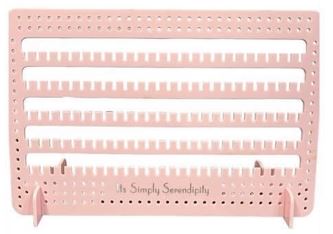 Blush Pink Earring Organisation Board