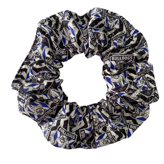 Canterbury-Bankstown Footy Fan Scrunchie