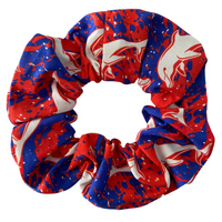 Dolphins Footy Fan Scrunchie