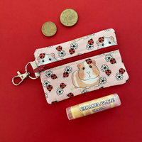 Guinea Pigs Ladybugs Mini Pouch