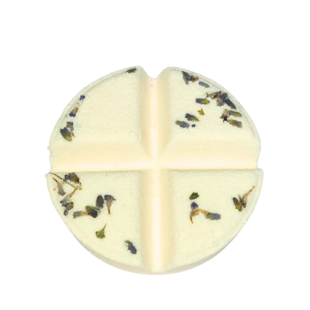 Lavender Dreams Shower Steamer combines soothing lavender and ylang ylang for a calming, spa-like experience that’ll melt your stress away in minutes!