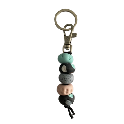 Bestie Polymer Clay Keyring