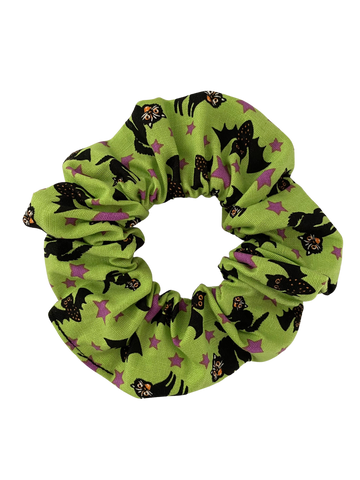 Black Cats Black Bats Scrunchie