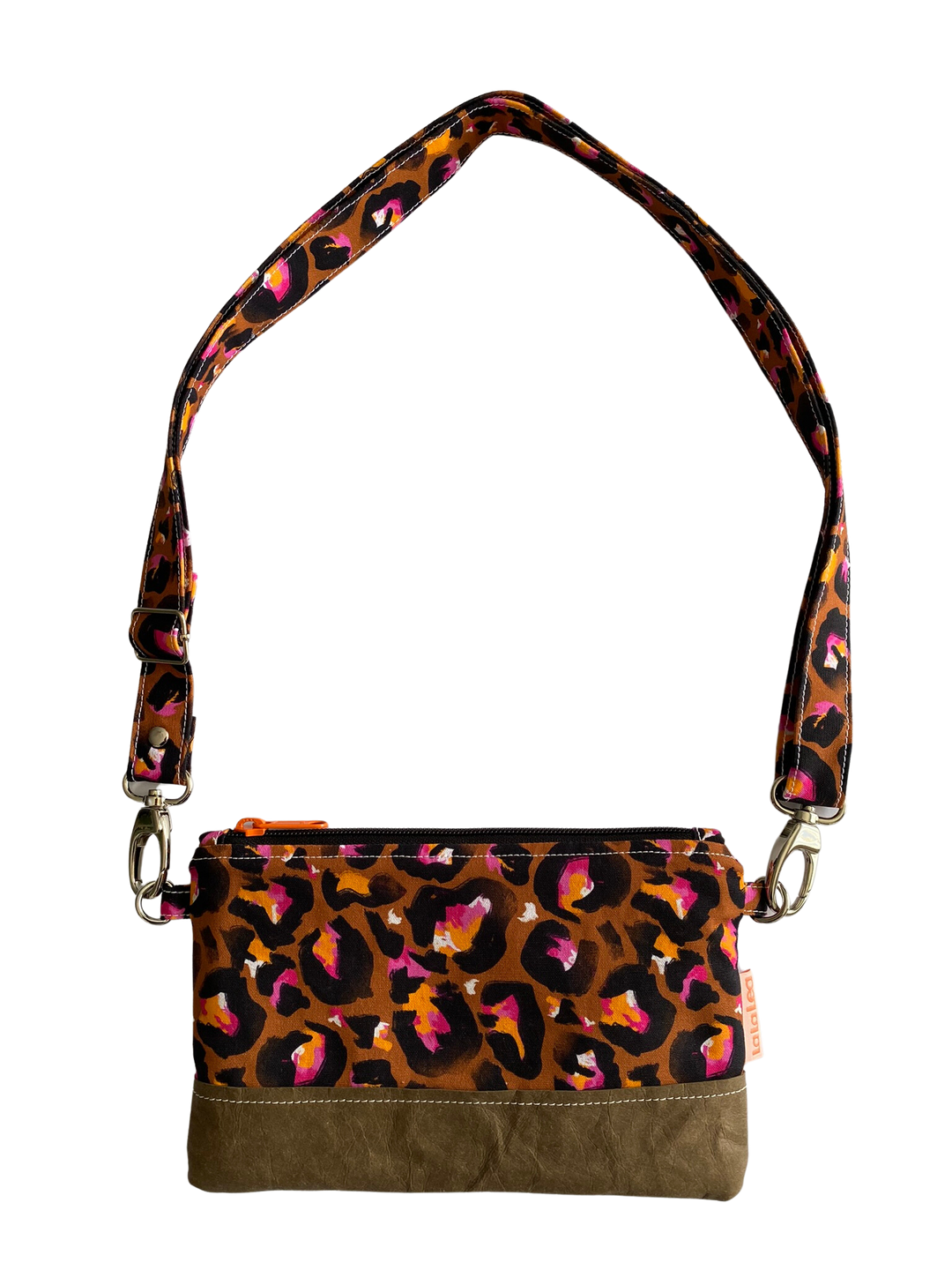 Bronze Leopard Crossbody Bag