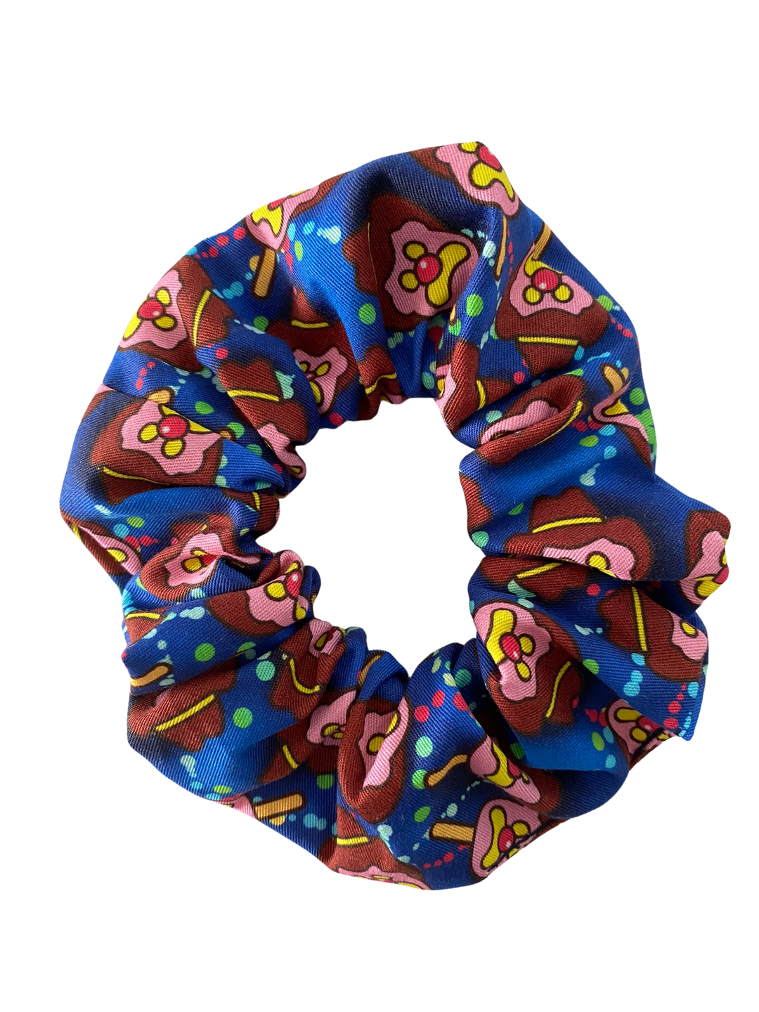 Bubble O'Bill Dark Blue Scrunchie