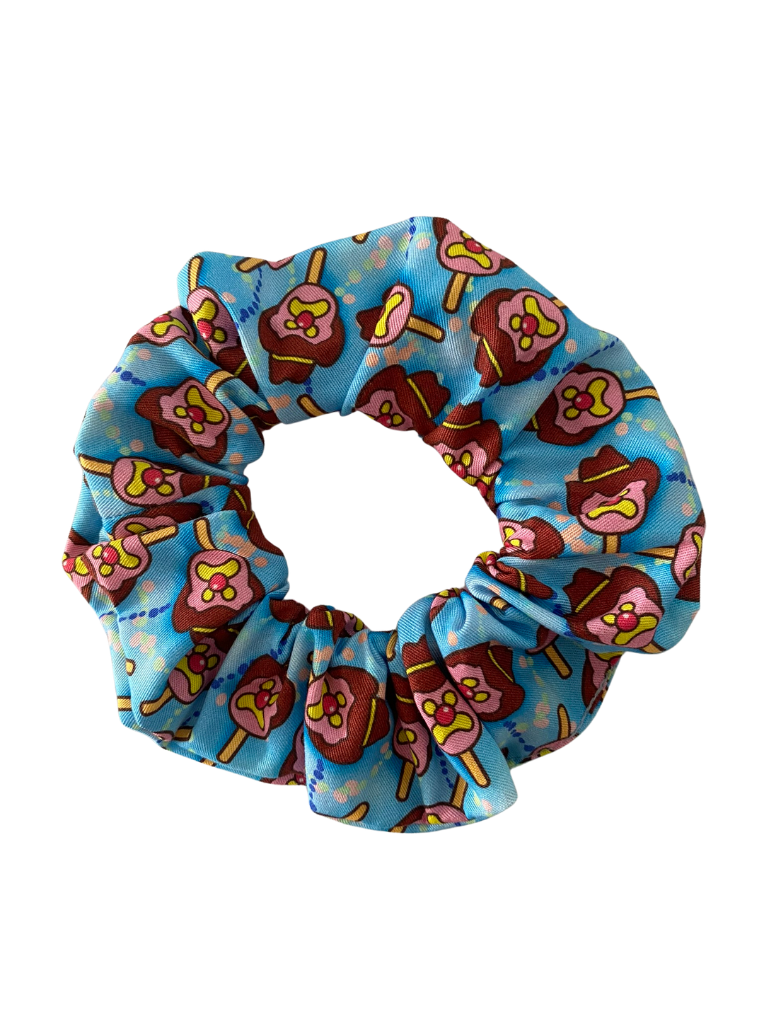 Bubble O'Bill Sky Blue Scrunchie