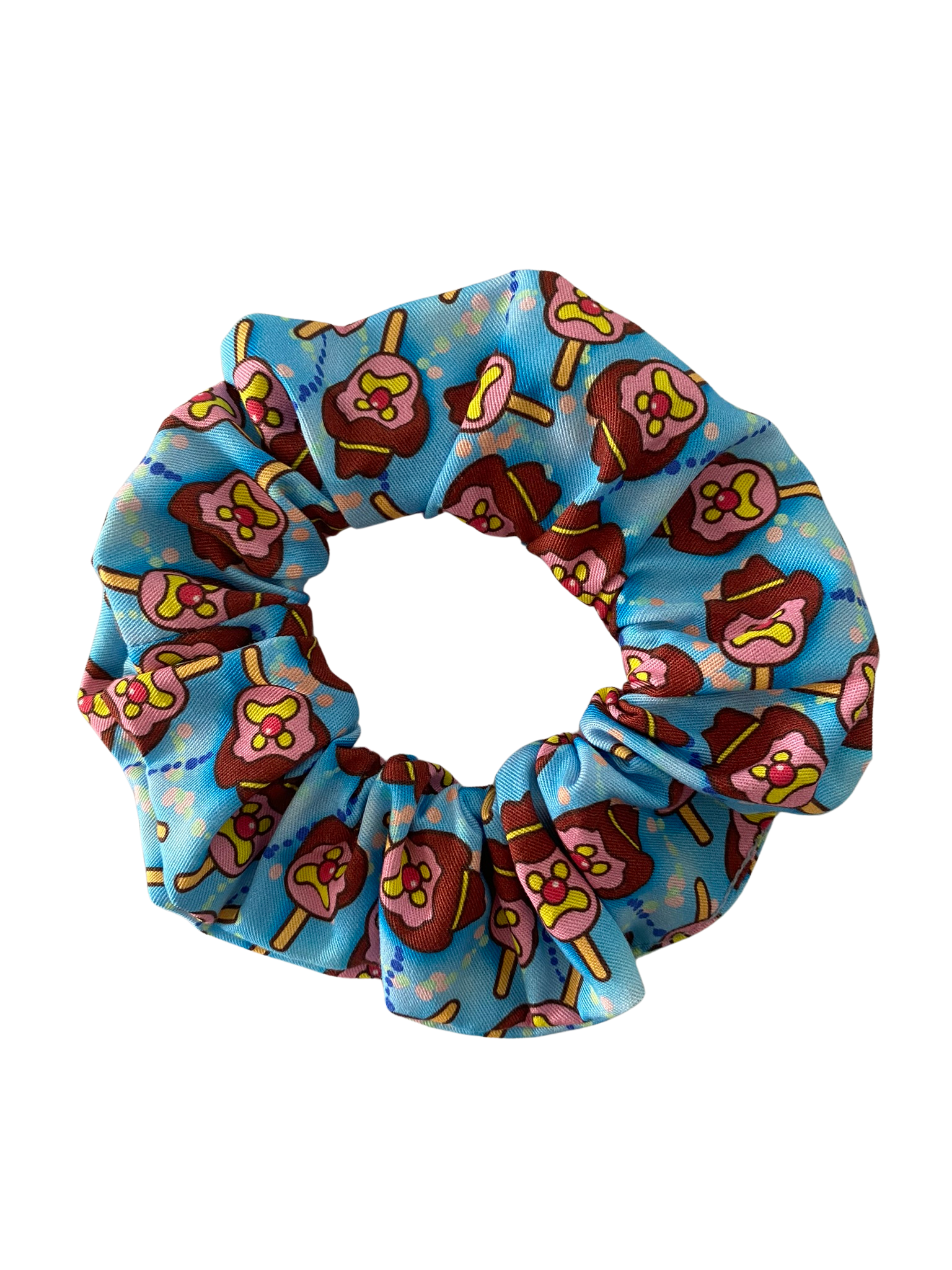 Bubble O'Bill Sky Blue Scrunchie