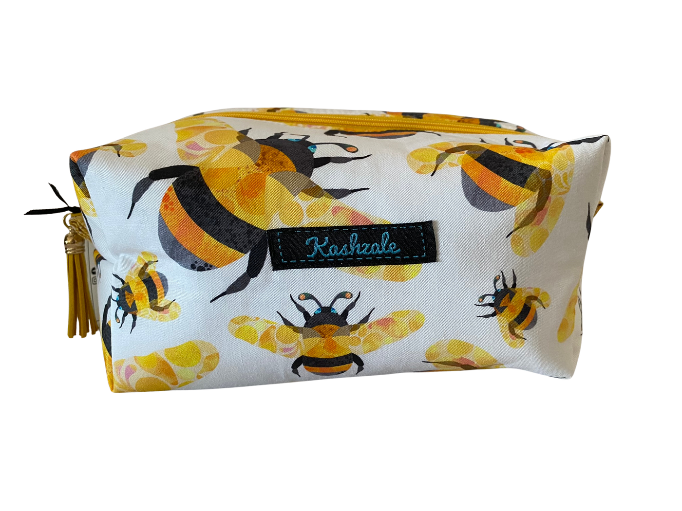 Busy Bees Large Size Box Cosmetic Bag