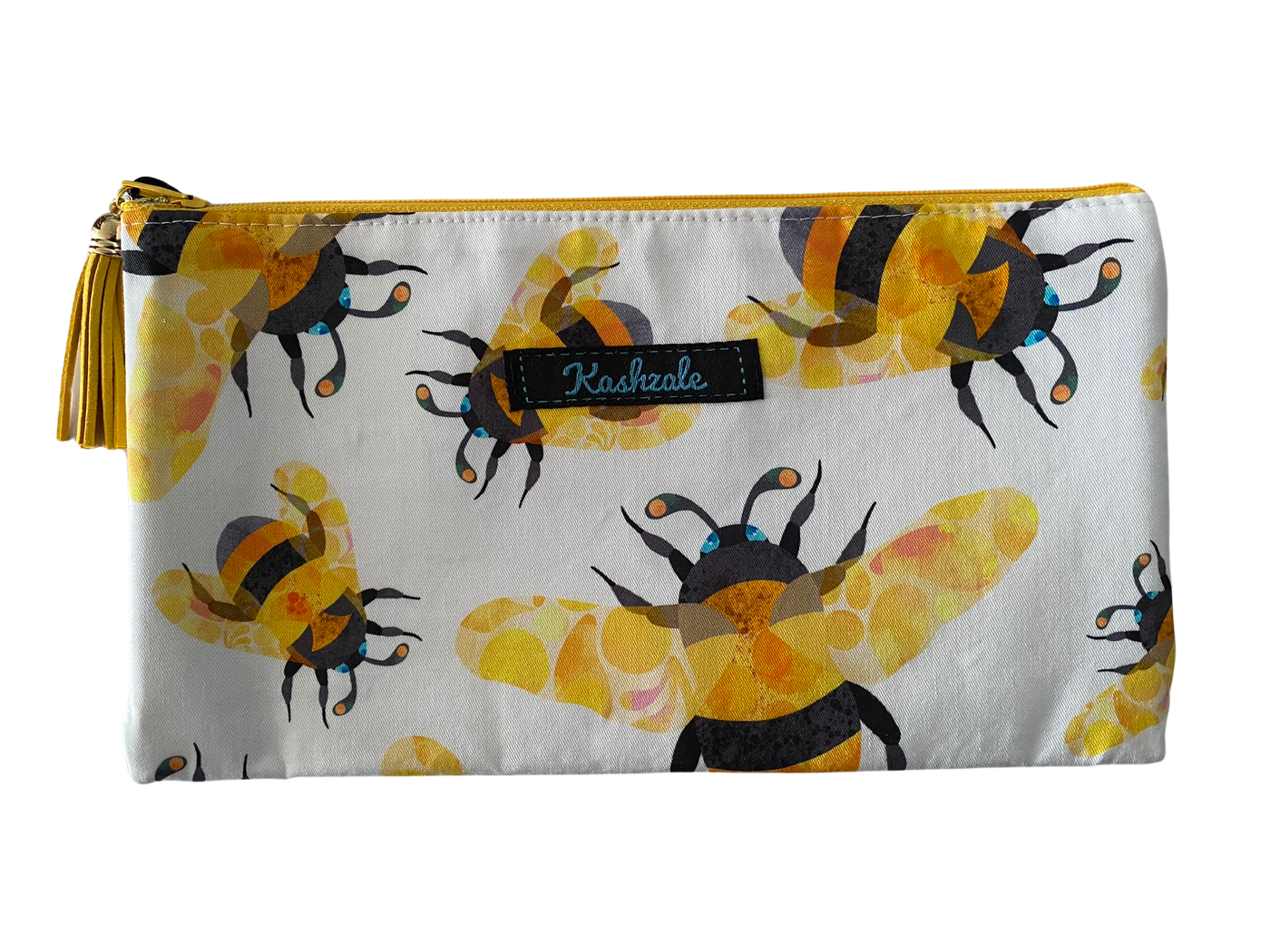 Busy Bees Large Size Zipper Pouch