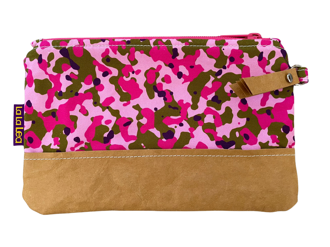 Camo Musk Burgundy Mini Clutch Purse