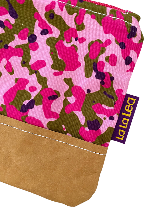 Camo Musk Burgundy Mini Clutch Purse