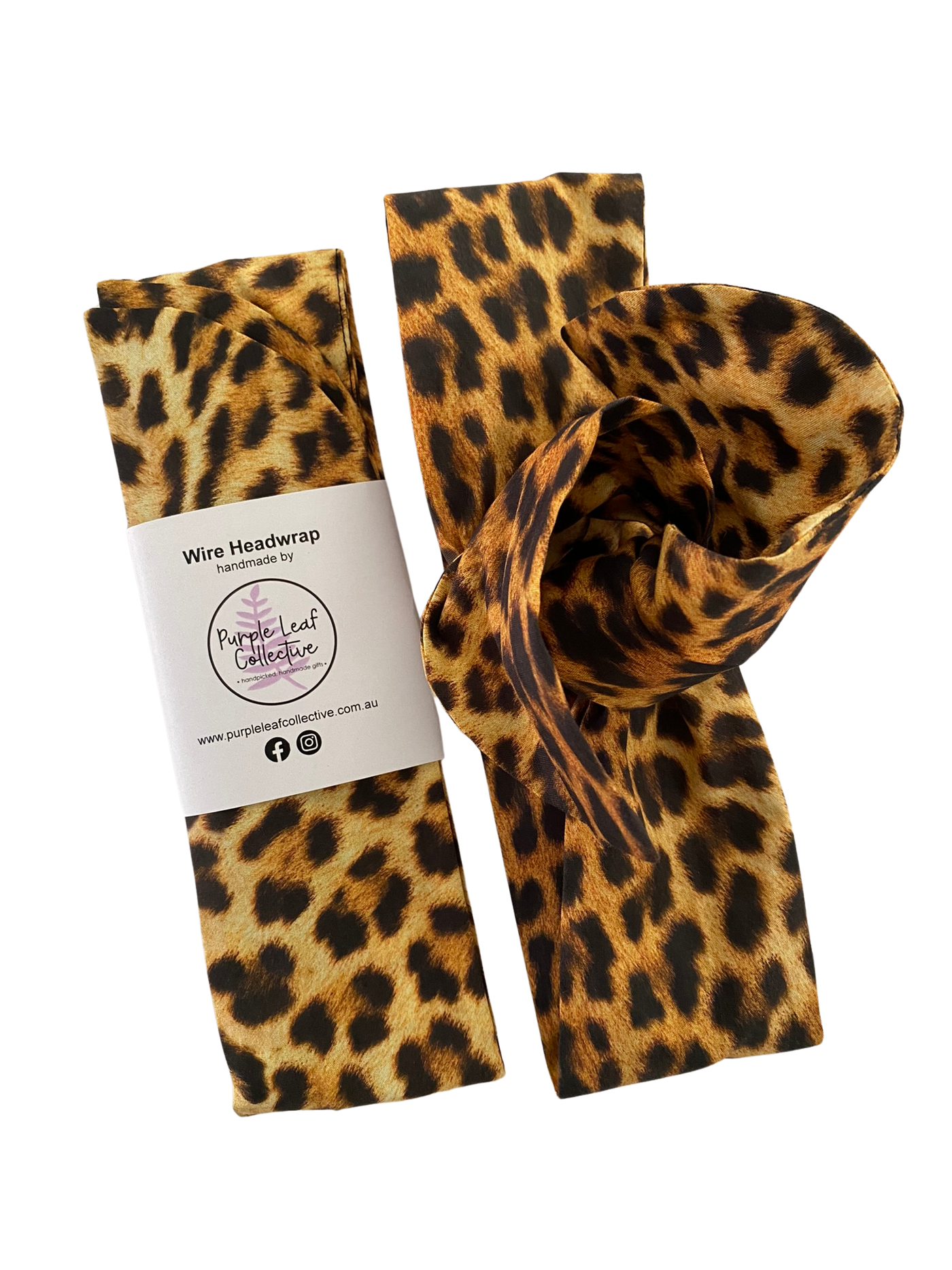 Cheetah Wire Headwrap