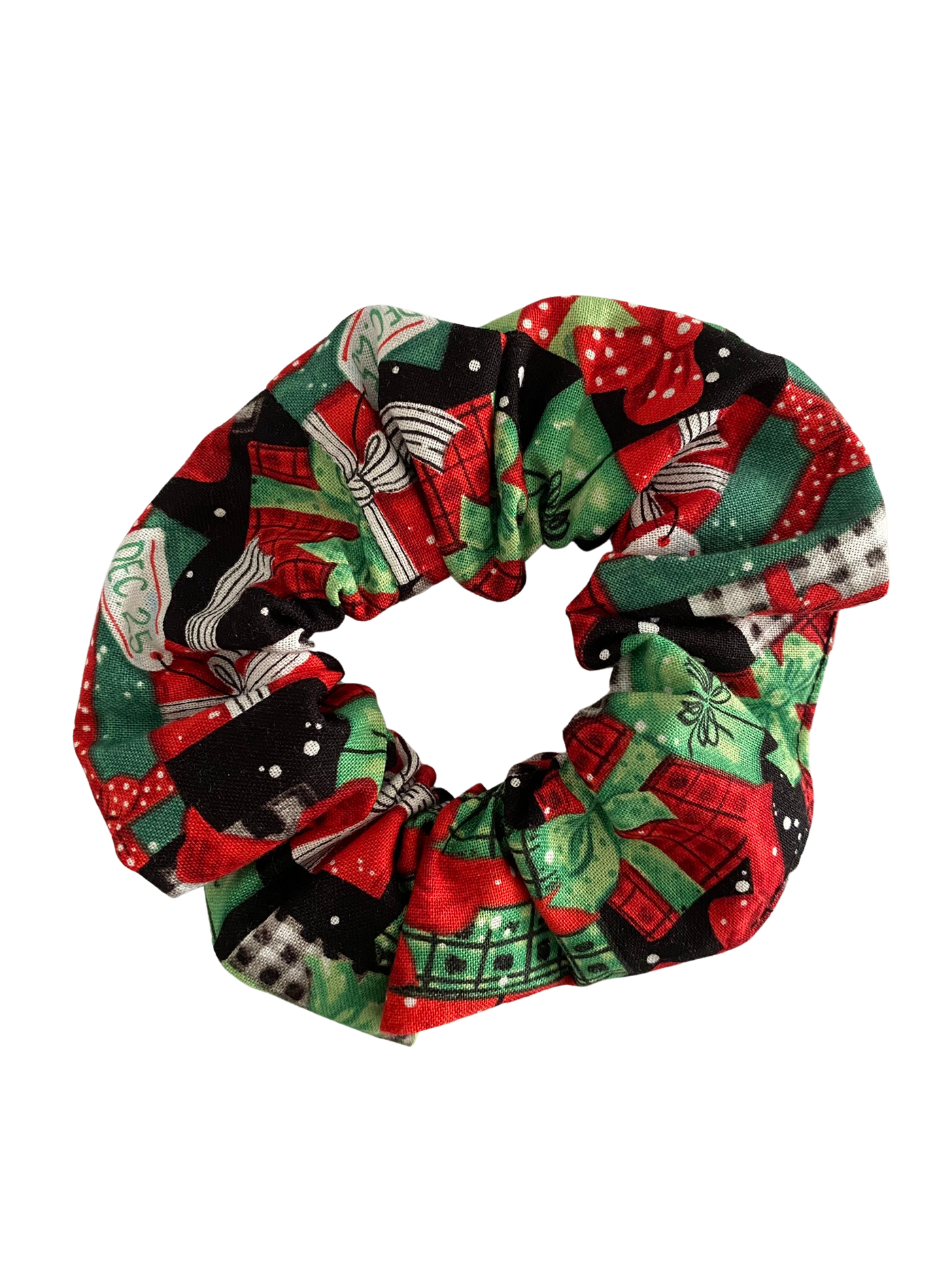 Christmas Feeling Frosty Gifts Scrunchie