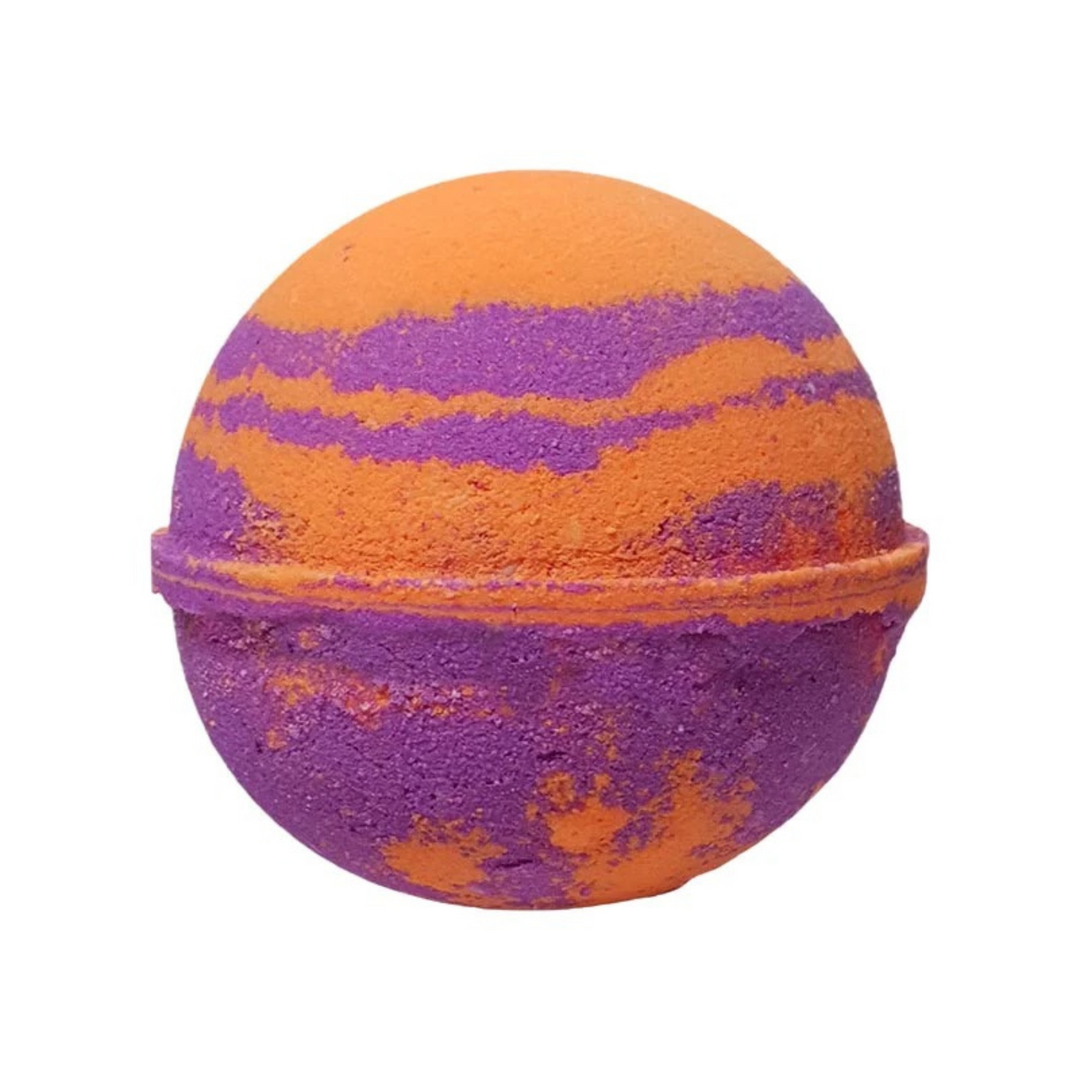 Dino Toy Bath Bomb – Handmade, vegan, cruelty-free, and skin-friendly. A fun and fizzy bath treat with a surprise dino toy inside!