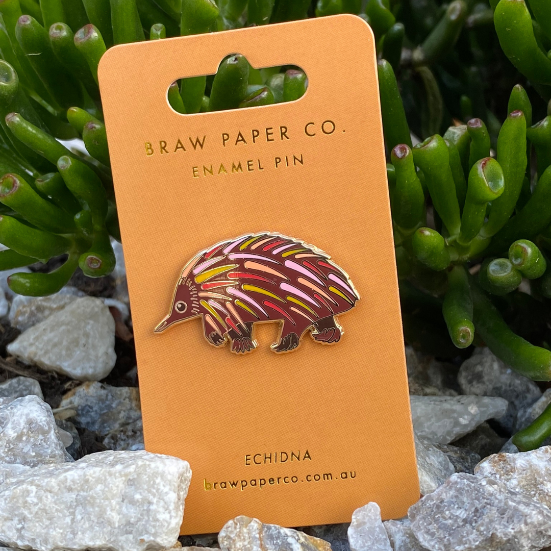 Echidna Enamel Pin