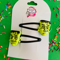 Frankenstein Hair Clips