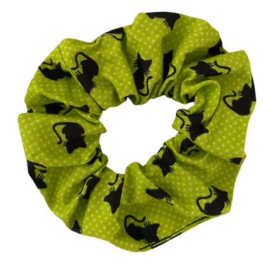 Halloween Black Cats Scrunchie