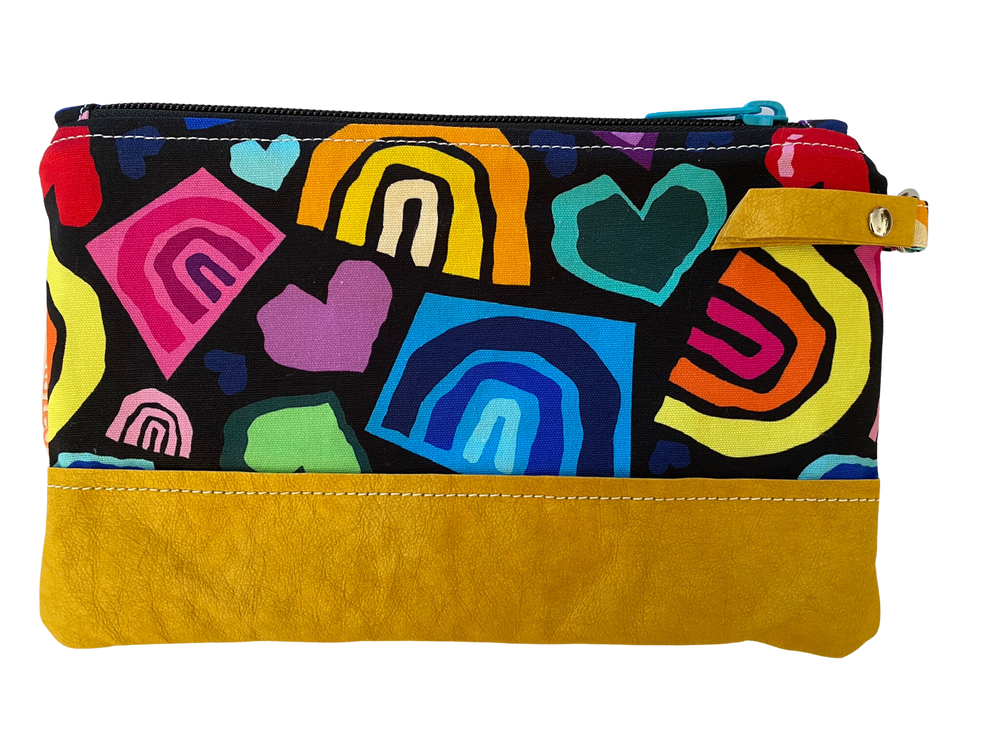 Love Rainbows Mini Clutch Purse