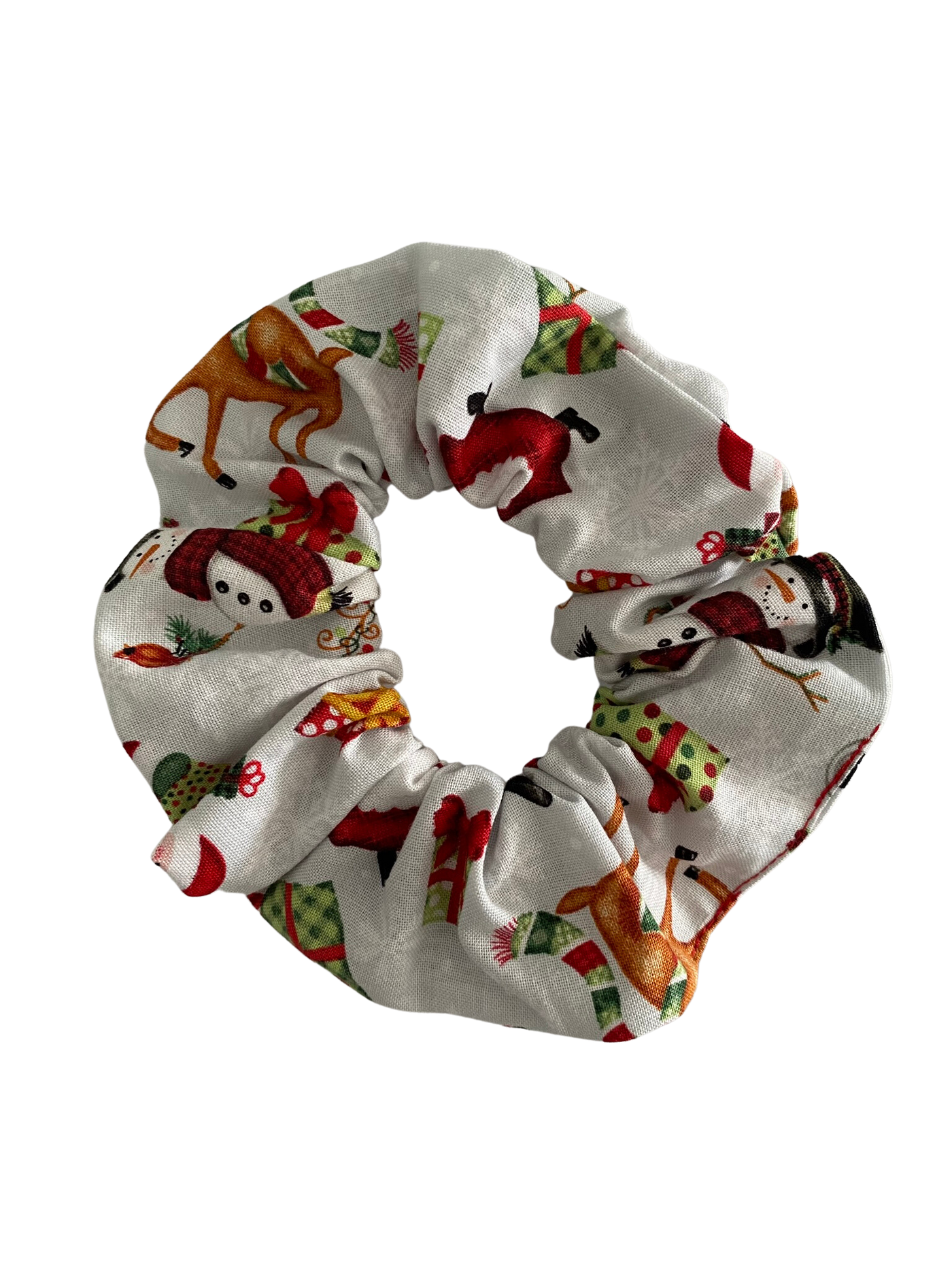 Merry Town Christmas Characters Scrunchie