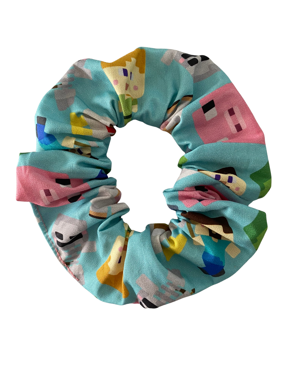 Gaming Block Play Scrunchie