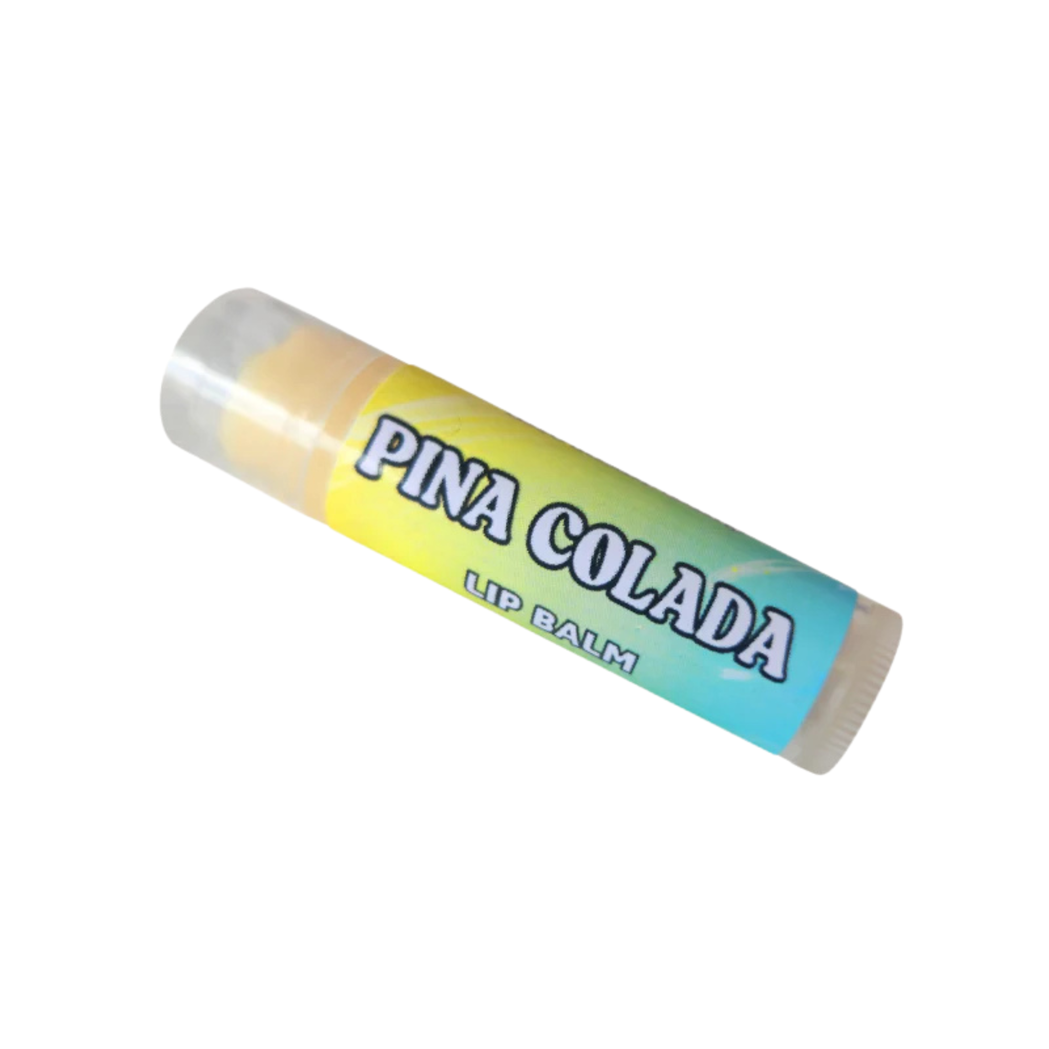 Pina Colada Lip Balm, bursting with the sweet blend of fresh pineapple and creamy coconut. Hydrates, nourishes, and plumps lips, leaving them soft, smooth, and refreshed all day.