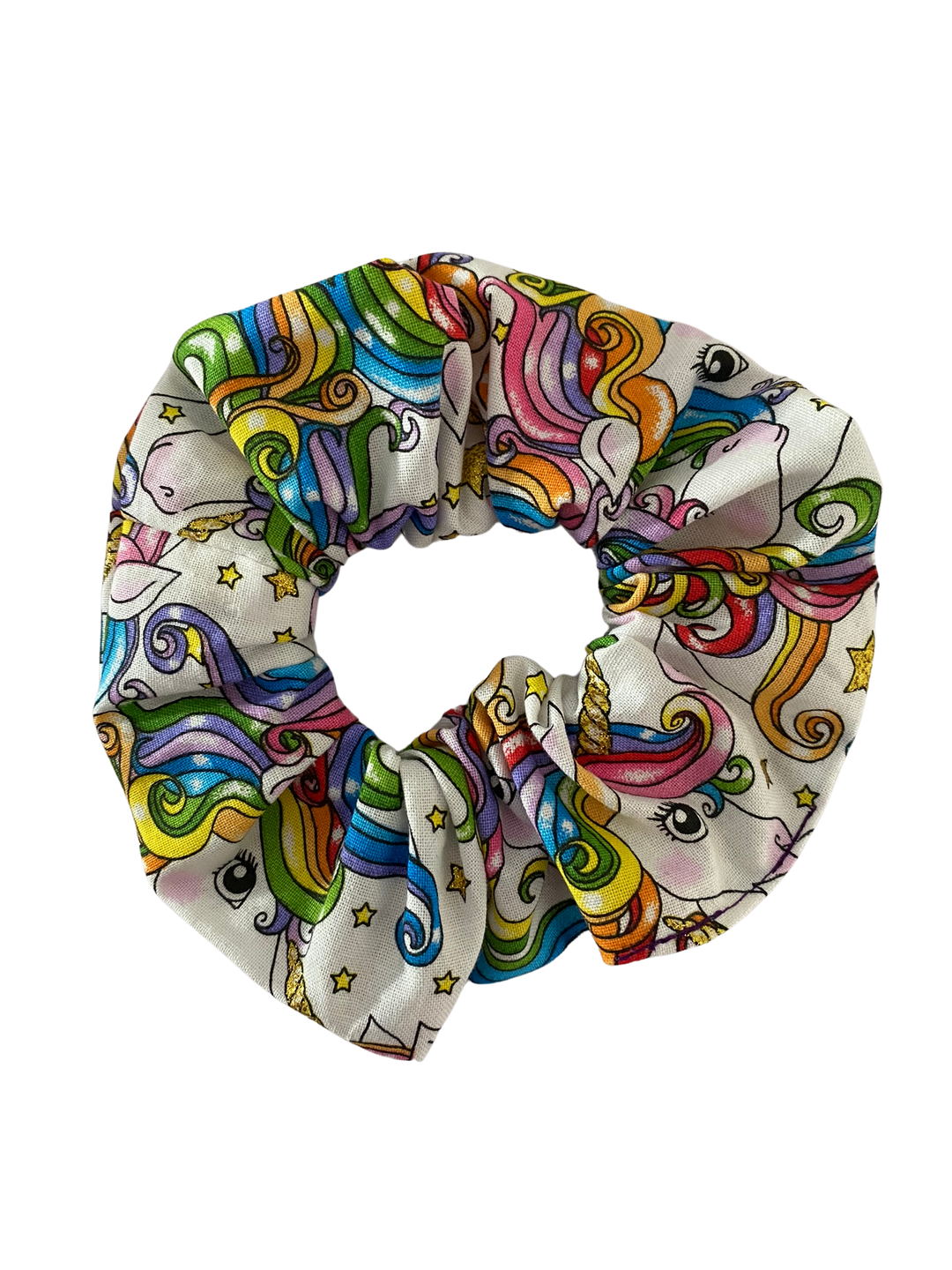 Rainbow Unicorn Scrunchie