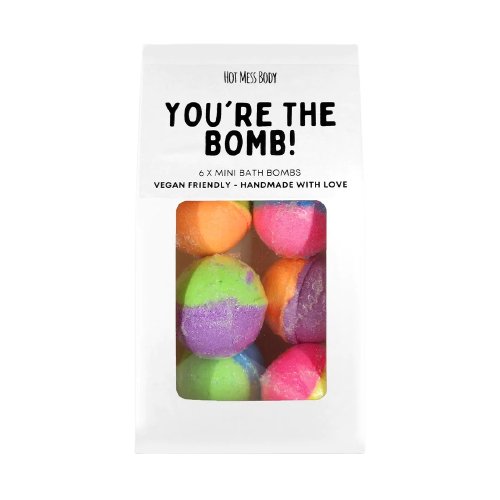 You're The Bomb! 6 Pack Mini Bath Bombs