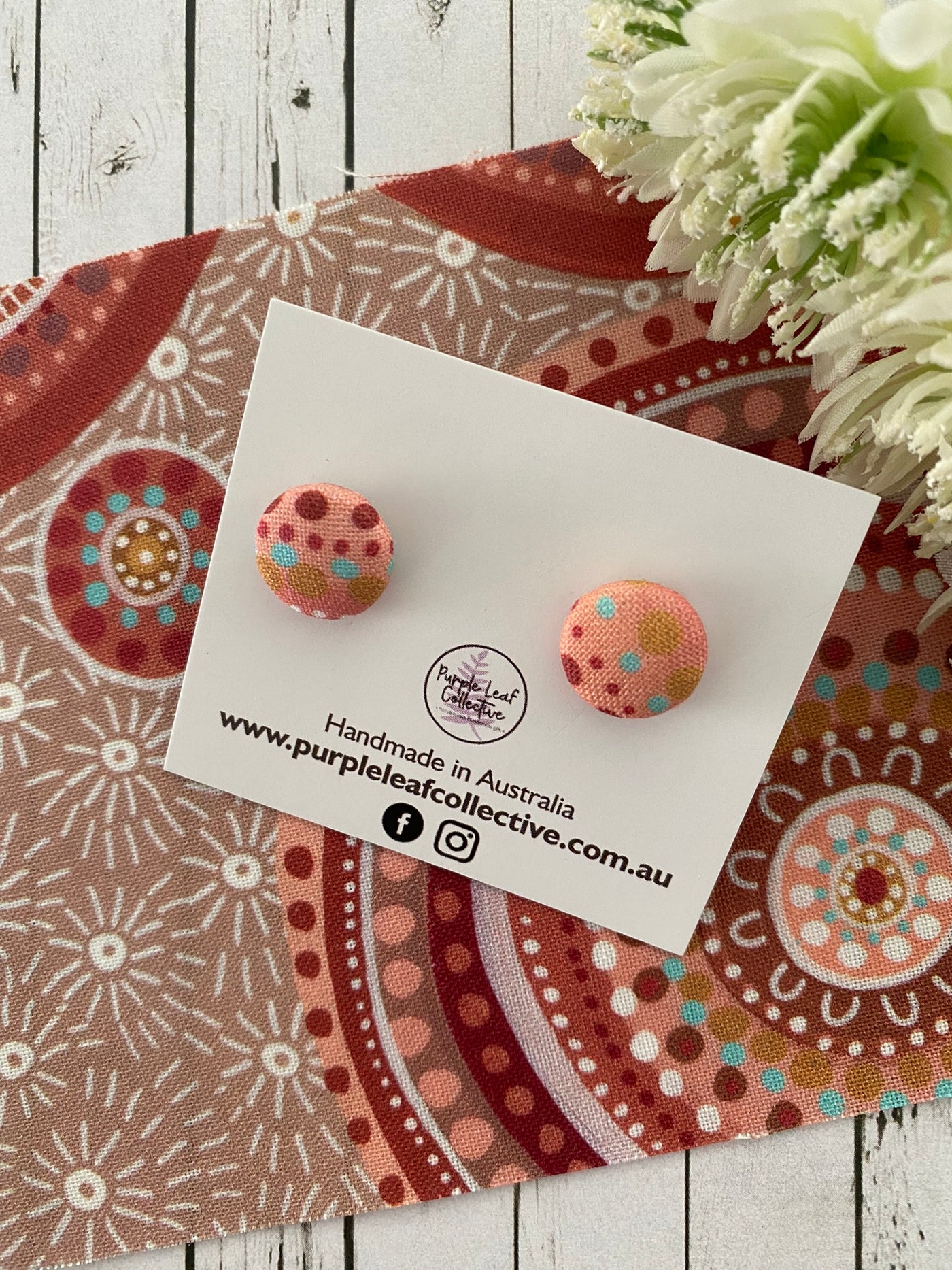 Sacred Country Button Studs